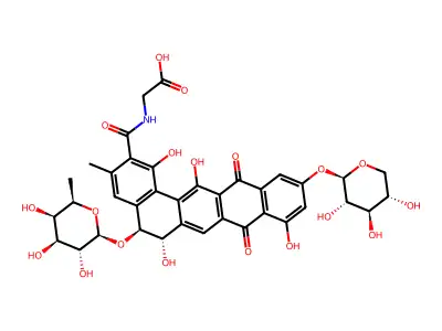 Pradimicin T2 structure
