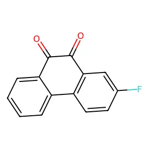 2-Fluorophenanthrene-9,10-dione structure