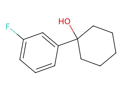 1-(3-Fluorophenyl)cyclohexan-1-ol structure