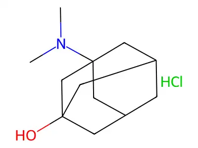 3-(Dimethylamino)adamantan-1-ol hydrochloride structure