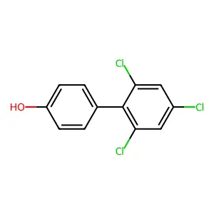 2',4',6'-Trichloro-4-biphenylol structure