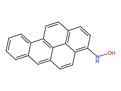 Benzo(a)pyren-3-amine, N-hydroxy- structure