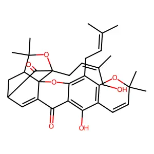 Isomorellinol structure