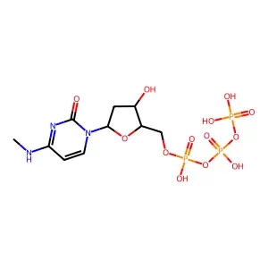 N(4)-甲基-2'-脱氧胞苷5'-三磷酸酯 structure