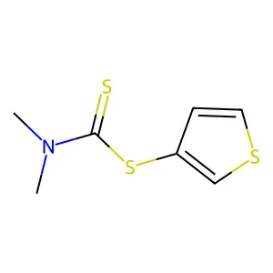 3-Thienyl dimethyldithiocarbamate structure
