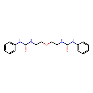 1-Phenyl-3-[2-[2-(phenylcarbamoylamino)ethoxy]ethyl]urea structure