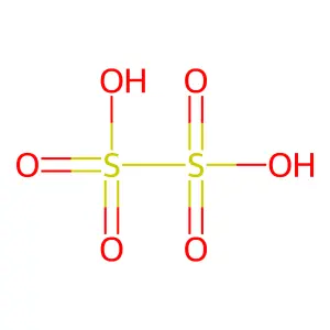 连二硫酸 structure