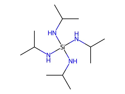 Silanetetramine, N,N',N'',N'''-tetrakis(1-methylethyl)- structure
