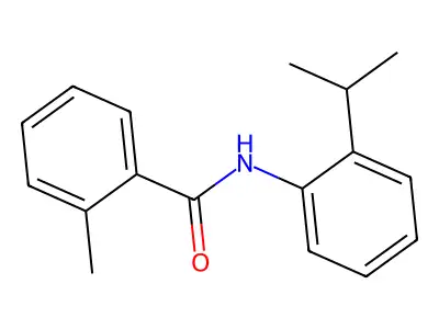 2-methyl-N-(2-propan-2-ylphenyl)benzamide structure
