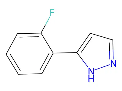 3-(2-Fluorophenyl)-1H-pyrazole structure