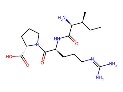 L-Proline, 1-(N2-L-isoleucyl-L-arginyl)- structure