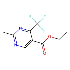 Ethyl 2-methyl-4-(trifluoromethyl)pyrimidine-5-carboxylate structure