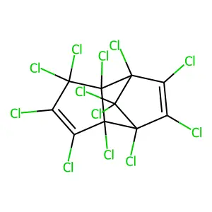 Dodecachlorodicyclopentadiene structure