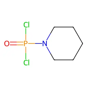 P-1-Piperidinylphosphonic dichloride structure