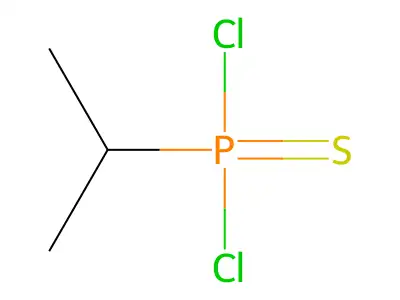 Isopropylphosphonothioic dichloride structure