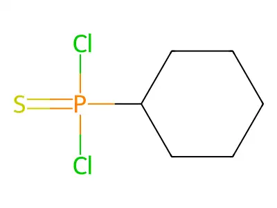 Phosphonothioic dichloride, cyclohexyl- structure