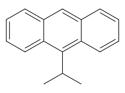 9-Isopropylanthracene structure