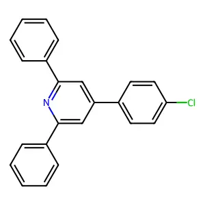 4-(4-Chlorophenyl)-2,6-diphenylpyridine structure