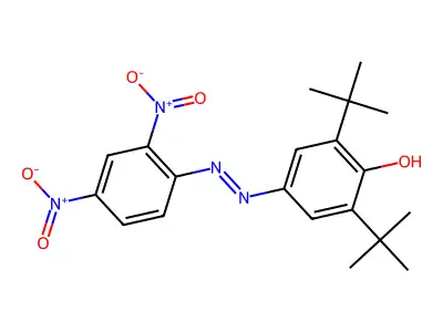 2,6-Ditert-butyl-4-[(2,4-dinitrophenyl)hydrazinylidene]cyclohexa-2,5-dien-1-one structure