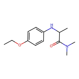 N~2~-(4-Ethoxyphenyl)-N,N-dimethylalaninamide structure