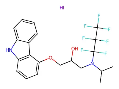 Carazolol FD structure