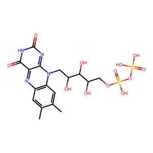 Riboflavin 5'-pyrophosphate structure