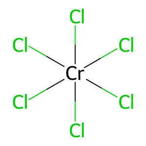 六氯化铬(OC-6-11) structure