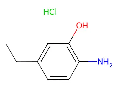 2-Amino-5-ethylphenol structure