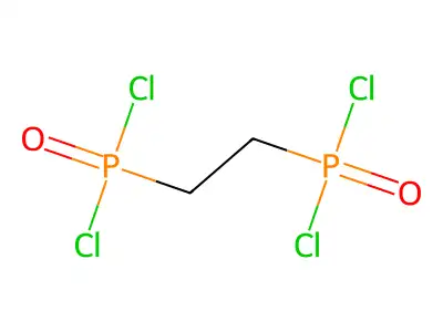 Ethane-1,2-diyldiphosphonic Dichloride structure