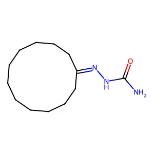 (Cyclododecylideneamino)urea structure