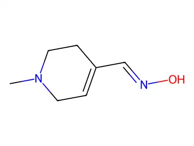 4-Pyridinecarboxaldehyde, 1,2,3,6-tetrahydro-1-methyl-, oxime structure