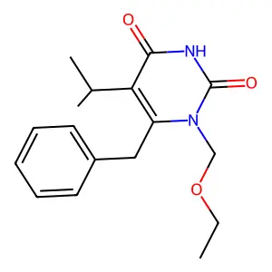 乙米韦林 structure