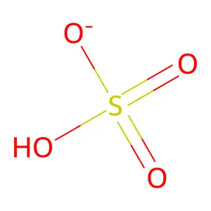 硫酸氢盐 structure