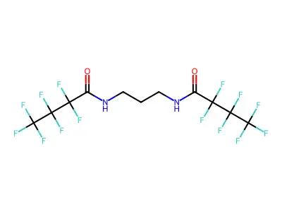 N,N'-bis(Perfluorobutanoyl)1,3-propanediamine structure