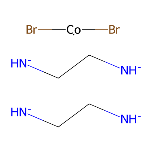 Cobalt(1+),2-ethanediamine-N,N')-, bromide, (OC-6-12)- structure