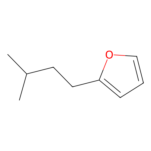 2-Isopentylfuran structure