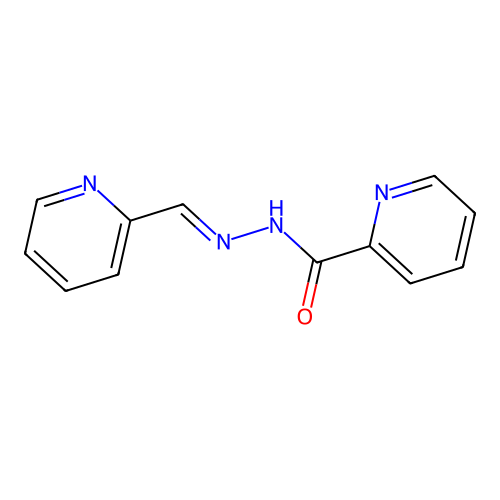 N'-(pyridine-2-ylmethylene)picolinohydrazide structure