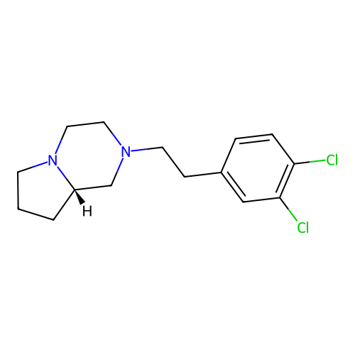 2-[2-(3,4-Dichloro-phenyl)-ethyl]-octahydro-pyrrolo[1,2-a]pyrazine structure