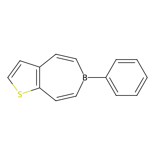 6-Phenyl-6h-borepino(4,5-b)thiophene structure