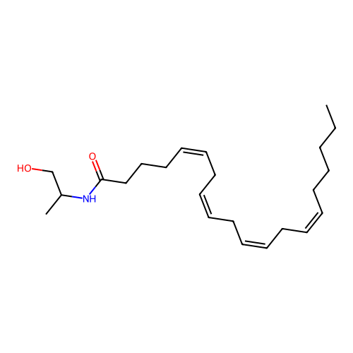 Methanandamide, (+-)- structure
