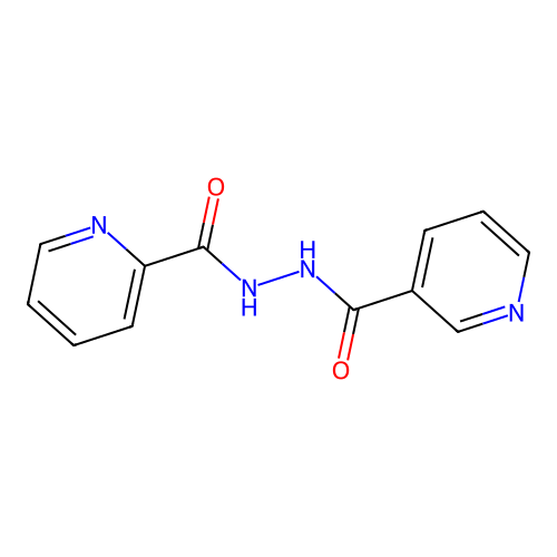 N'-(pyridin-3-ylcarbonyl)pyridine-2-carbohydrazide structure