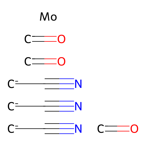 Tris(acetonitrile);methanone;molybdenum structure