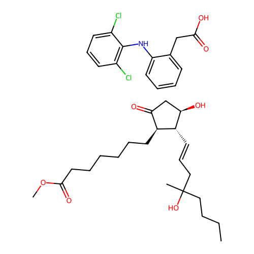 Diclofenac/Misoprostol structure