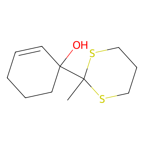 1-(2-Methyl-1,3-dithian-2-yl)-2-cyclohexen-1-ol structure