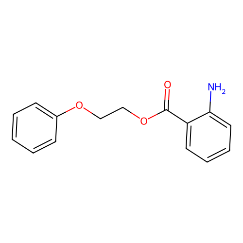 2-Phenoxyethyl 2-aminobenzoate structure
