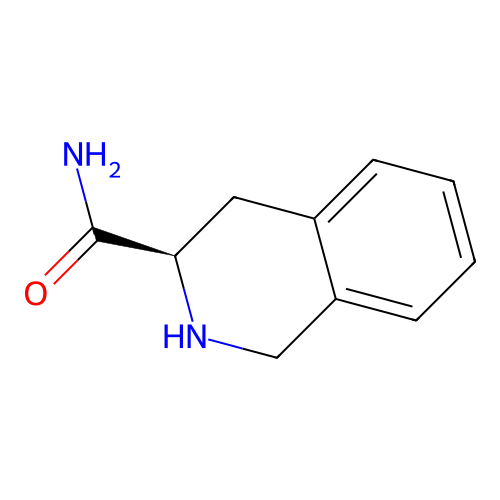 (R)-1,2,3,4-Tetrahydro-isoquinoline-3-carboxylic acid amide structure