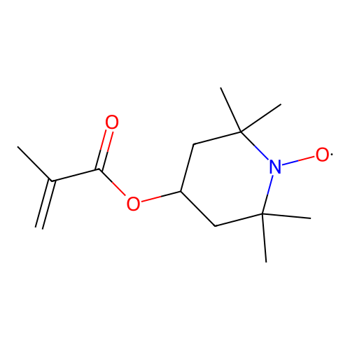 4-methacryloyloxy-TEMPO structure