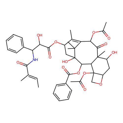 Cephalomannine structure