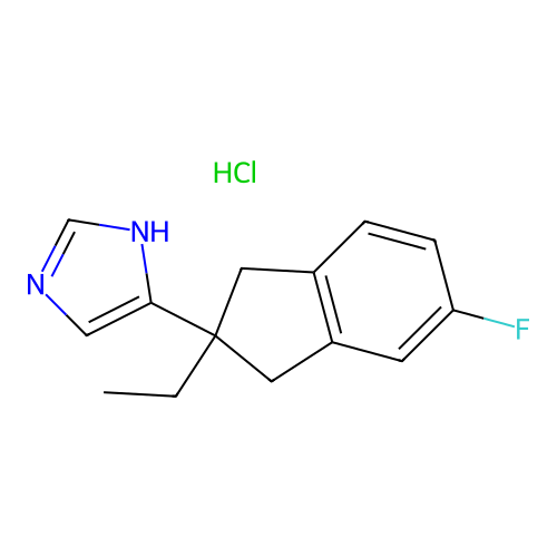 Fipamezole hydrochloride structure