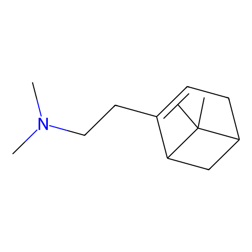 2-(6,6-Dimethylbicyclo[3.1.1]hept-2-en-2-yl)-N,N-dimethylethanamine structure